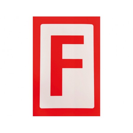 F sticker