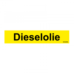 Graveerplaatje 'Dieselolie' mt. s