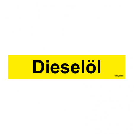 Graveerplaatje 'Dieselöl' mt. s