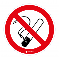 Aufkleber Heijmen 'Rauchen verboten' 10cm