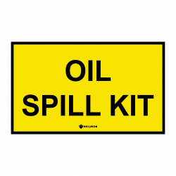Aufkleber Heijmen 'Oil spill kit' 30x18cm