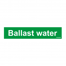 Aufkleber Heijmen 'Ballastwasser NL' 10x2cm