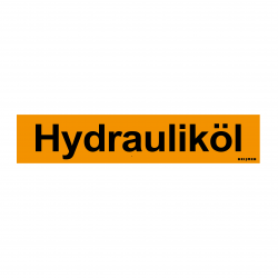 Aufkleber Heijmen 'Hydrauliköl DE' 10x2cm