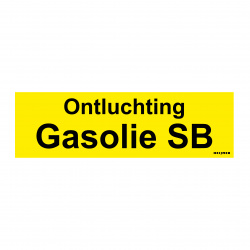 Aufkleber Heijmen 'Entlüftung Gasöl SB NL' 10x3cm