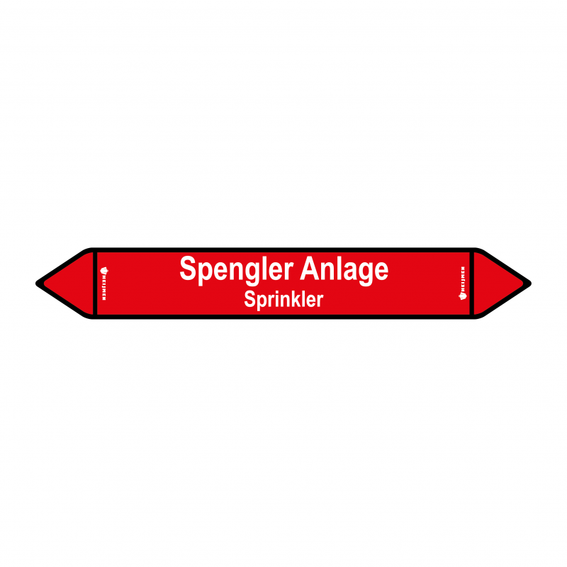 Aufkleber Heijmen 'Spengler Anlage DE' 45X6,5CM