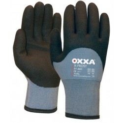 Oxxa Handschuhe X Grip Lite Nylon  Latex Größe L Schwarz  Gelb 2 Stück 